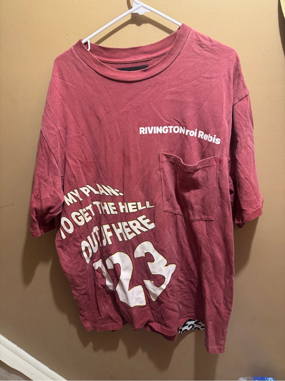 Men's Pocket Tee in Dusty Rose
